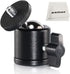 EXMAX Mini Ball Head 360 Degree Aluminum Alloy Body Rotating Swivel Mini Tripod Ball Head with 3/8" to 1/4" Screw Adapter for DSLR Camera Camcorde...