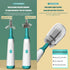 Electric Bottle Brush,Baby Bottle Brush,Bottle Brush,Nipple Brush,Straw Brush and Extension Handle,Gift for Pregnant Women and New Mom(Green)...