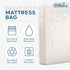 Mattress Storage Bag - Full Size Thick Plastic Moving Cover, Transport, Disposal and Protector - 3 mil Heavy Duty Reusable Clear Waterproof Mattre...
