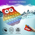Pop Fidget It Toy,Push Pop Bubble Fidget Sensory Toy,Autism, Stress, Anxiety Toy for Kids and Adults(Rainbow-Owl)...