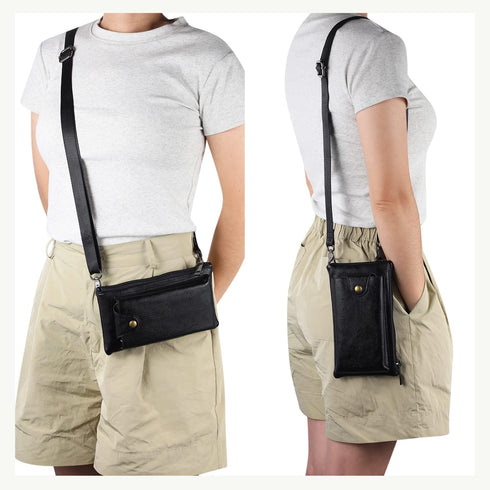 PT Small Crossbody Cell Phone Bag With Large Touch Screen, Mini Messenger Shoulder Bag Cash Handbag Wallet Purse...