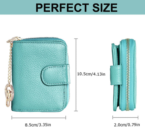 Beurlike Women's RFID Credit Card Holder Organizer Case Leather Security Wallet...
