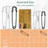 30PCS Large Safety Pins, 4" and 3" Heavy Duty Safety Pins Assorted, Big Safety Pins for Clothes, Stainless Steel Spring Lock Pins Blanket Pins for...