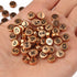 Amaney 600Pcs 7x4mm Rose Gold Round Acrylic Letter Beads Alphabet Letter Beads for Jewelry Making Bracelets Necklaces Key Chains...