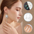 80Pcs Earring Hoops for Jewelry Making, 40mm Earrings Beading Hoop Earrings Findings Hypoallergenic Round Circle Hoop Earrings Open Bezel Pendant ...