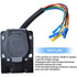 7 Way RV Trailer Light Connector Socket 7 Wire Harness Electrical Quick Converter Adapter with Mounting Bracket,for RV, Truck, Trailer, Camper...