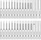 30 Piece Hex Head Allen Wrench Drill Bit Set, 1/4 Inch Hex Shank Metric and SAE S2 Steel Hex Bit Set, Magnetic Tips 50mm Long (SAE+METRIC HEX BITS...