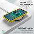CellEver for iPhone 13 Mini Case with 2-Pack Screen Protectors, Heavy-Duty Silicone, Shockproof Rubber Phone Cover, Soft Anti-Scratch Microfiber I...