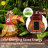 Solar Tiki Statue-WoodWoodpecker Bird-Garden Hawaiian - Solar Outdoor Light Garden Sculptures & Statues Totem Pole Bar Outdoor Patio Pool Yard Sum...