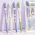 4 Pcs Gel Ink Pens Flower Retractable Pens 0.5mm Black Ink Gel Pens Women Girls Cute Aesthetic Pens Office School Pens (Flower-7)...