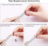 METRO Universal Stylus Pens for Touch Screens - High Sensitivity Capacitive Stylus Fiber Tips 2 in 1 Touch Screen Pen with 8 Extra Replaceable Tip...