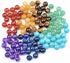 AD Beads 8mm Natural Loose Beads 112 Pieces for Making mala Necklace or Bracelet (7 Chakra Beads)...
