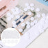 100pcs 1/2 Resin 2 Hole Buttons with Storage Box, 1/2 Inch White Round Sewing Buttons Shirt Buttons Bulk for Crochet Projects Crafts Eye Replaceme...
