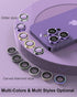 for iPhone 14 Pro and iPhone 14 Pro Max Camera Lens Protector 3D Bling Glitter Glass Camera Screen Cover Easy Installation for iPhone 14 Pro Max a...