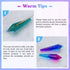 LET'S RESIN Resin Molds 18Pcs Pendulum Crystal Silicone Molds,Multi-Facet UV Resin Jewelry Molds for Quartz Crystals Pendants, Necklace...