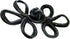 Chinese Frogs Button Closures Hook & Eye Fastener - Sewing Quilting Renaissance Dance Hawaiian Bridal Costumes Outfit Drapery Decor- Black -2.5"x1...