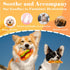 Crinkle Dog Toy with Squeaker, Chew Toy for Small Medium Dogs, Durable and Interactive (Hot Dog)...