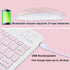Bluetooth Wireless Keyboard and Mouse Combo,Ultra-Slim Ergonomic Small Rechargeable Bluetooth Keyboard Mouse Set for Apple iPad iPhone Samsung Tab...