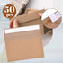 HANSGO 50PCS Kraft Envelopes, 6.3" x 4.3" Gift Card Holders Invitation Envelopes for Wedding Postcards Greeting Cards Mailings Holidays...