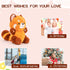 Red Panda Stuffed Animal Panda Plushie Red Panda Plush Toy Gift for Kids Girlfriend Birthday 9" Panda Plush...