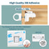 Inaya Magnetic Cabinet Locks for Baby Proofing, 6 Locks & 1 Key, Child Proof Magnet Locks for Cabinets & Drawers with Invisible Design, 3M Adhesiv...