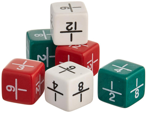 Didax Educational Resources Fraction Dice (6 Piece)...