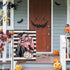 Halloween Boo Pumpkin Patch Small Decorative Garden Flag, Crow Pink Gourd Black White Stripes Yard Lawn Outside Decor, Fall Ghost Holiday Farmhous...