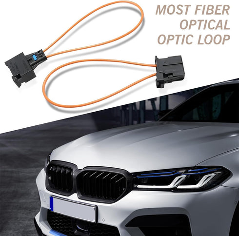 2 PCS Automotive Fiber Optic Short Circuit Test Ring, Female and Male Fiber Optic Bypass Loop Adapter Connectors, Audio Test Diagnostic Equipment ...