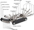 WOTOW Bike Repair Tool Kit - 21 in 1 Bicycle Multitool with Bone Wrench Portable Mountain Bike Tool Kit Riding Emergency Maintenance, Hex Key Wren...