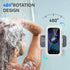 Shower Phone Holder Waterproof, 480° Rotating Adjustable Shower Phone Holder, Fog-Proof Wall Phone Holder Mount, Phone Holder for Shower with HD T...