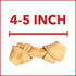 Pet Factory American Beefhide 4-5" Knotted Bones Dog Chew Treats - Chicken Flavor, 8 Count/1 Pack...