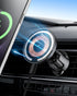 iPhone 15/14/13/12 15W Magnetic Wireless Car Mount Charger, Zinc Alloy, Vent Mount, USB Type C, Fast Charging Car Accessories, Black......