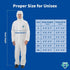 Medtecs Hazmat Suits - Fabric Passed AAMI Level 4 Disposable Coverall PPE Suit - CoverU Full Body Protective Clothing with Hood | XL...