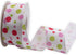 Grosgrain Polka Dot Craft Wired Ribbon,1-1/2 Inch,10 Meters Spool,White with Multi Dots,Use for DIY Gift Wrapping Wreath Floral Arrangement Bow De...