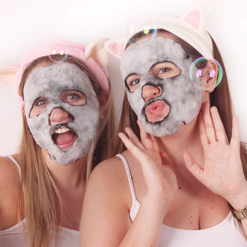 Bubble Bubble Pop, Pore Cleansing & Foaming Facial Mask with Activated Charcoal, Purify, Deep Clean & Reduce Sebum, For Normal, Oily, Combination ...