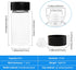 20ml Clear Glass Vials with Screw Caps and plastic Stoppers,Small Lab Sample Vials with Lids, Leak-Proof Liquid Storage Empty Vial. 20PCS...