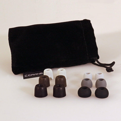 C. Crane CC Buds-Pro Full Stereo in-Ear Earbud Headphones – for Audio Books and Voice Clarity...