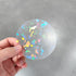 Holographic Window Decals for Bird Strikes - Glass Reminder Anti-Collision Window Stickers - Avoid Birds Hitting Windows, Circle, 25 Pieces...