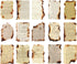 Vintage Scrapbooking Material Paper Old Letter Article Diary Paper Burnt Fragments Series DIY Supplies for Arts Crafts Handmade Gift Planner Scrap...