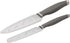 Rachael Ray Cutlery Japanese Stainless Steel Knives Set with Sheaths, 6-Inch Utility Knife and 5-Inch Serrated Utility Knife, Gray...