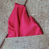 Fine Fuchsia Silk Pocket Square 100% Silk – Soft Mulberry Silk - Large 16” Square...