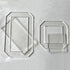 2 Sets Quilting Templates, Quilting Supplies, Sewing Templates, Quilting Rulers, 5" x 2.5" Rectangle and 2.5" Square, Quilting Templates for DIY Q...