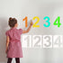 DXCYZ 4 Inch Tall Number Stencils Kit 0-9 Address Number Stencil, 10PCS Reusable Plastic Painting Number Templates for Mailbox Signs, Door, Cars, ...