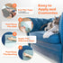 Cat Scratch Couch Protector - 12XL Sheets, Clear (Almost Invisible), Extra Durable, Easy to Customize, Residue-Free Furniture Protector...