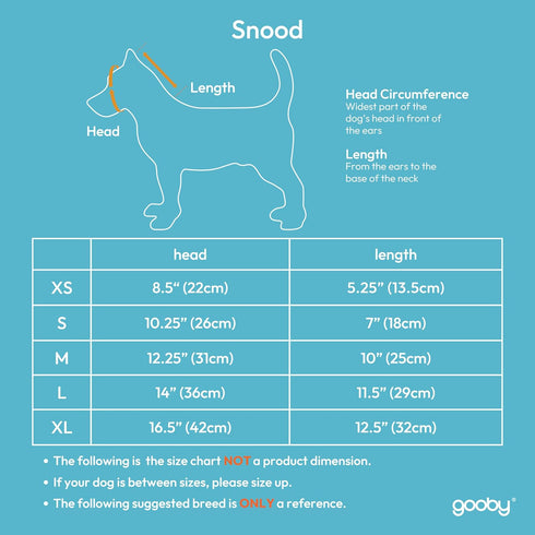 Gooby Snood - Flamingo, X-Small - Warm Cover for Dogs to Protect from Cold or Noise...