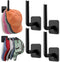 Hat Rack for Wall Hat Organizer (4-Pack), Adhesive Hat Hooks for Wall, No Drilling Hat Hangers for Closet Cowboy Hat Holder Display, Sticky Hat St...