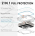 Ultra Look - Fullife 2 in 1 Compatible with Apple Watch Case Series 9 45mm Waterproof Screen Protector, Front & Back Full Protective Bumper Face C...