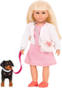 Lori – Mini Doll & Toy Dog – 6-Inch Doll & Pinscher Pup – Play Set with Outfit, Animal & Accessories – Playset for Kids – 3 Years + – Nadine & Nix...