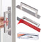 Self-Stick Adhesive Cabinet Handles - 6" Stainless Steel No-Drilling Easy Installation Handles for Cabinet Door Window Drawer & Refrigerator Micro...