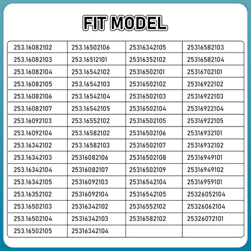 216702900 Metal Freezer Door Keys, Compatible with Frigidaire, Kenmore, GE, Replaces AP4071414 PS2061565 AP2113733 AP4301346 PS1991481 06599905 08...